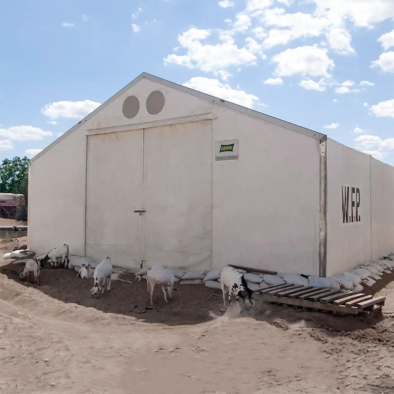 Unidad de almacenamiento móvil (MSU) resistente al fuego y a los rayos UV, estándar IFRC/ICRC/WFP/IOM de 10x24m