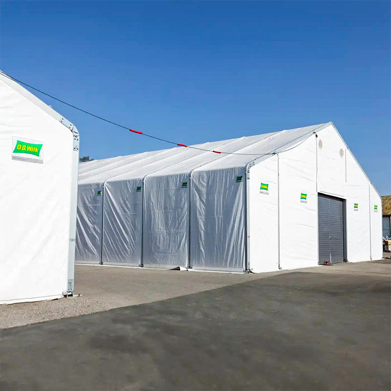 Unidad de almacenamiento móvil (MSU) resistente al fuego y a los rayos UV, estándar IFRC/ICRC/WFP/IOM de 10x24m