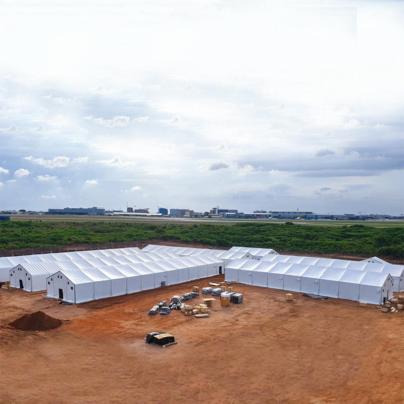 Unidad de almacenamiento móvil (MSU) de almacenamiento flexible y duradero, estándar IFRC/ICRC/WFP/IOM de 10x32m