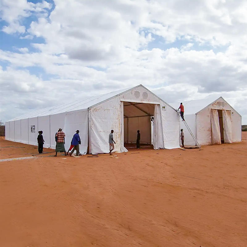 Unidad de almacenamiento móvil (MSU) de almacenamiento flexible y duradero, estándar IFRC/ICRC/WFP/IOM de 10x32m