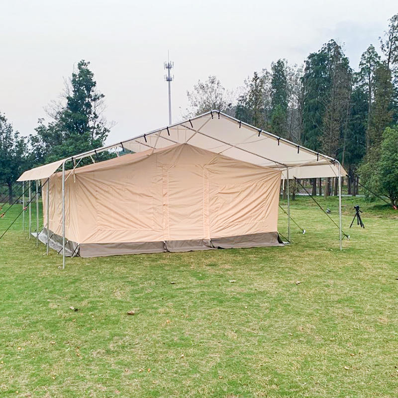 Refugio privado breve de alivio estándar UNSOS para 10 personas