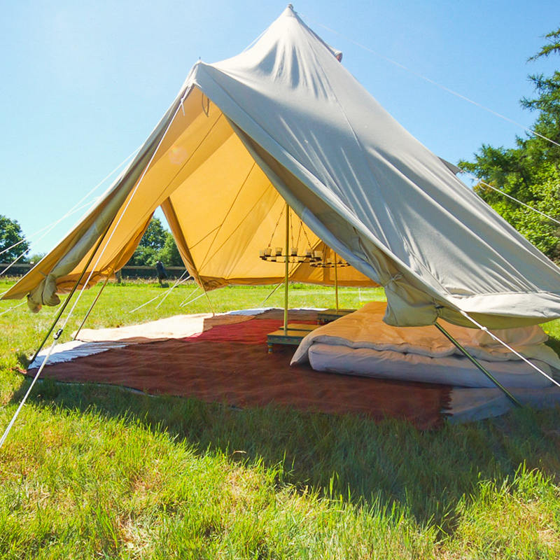 Carpa Bell de 6 Metros para Camping de Algodón