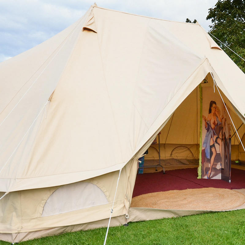 Carpa Bell de 6 Metros para Camping de Algodón
