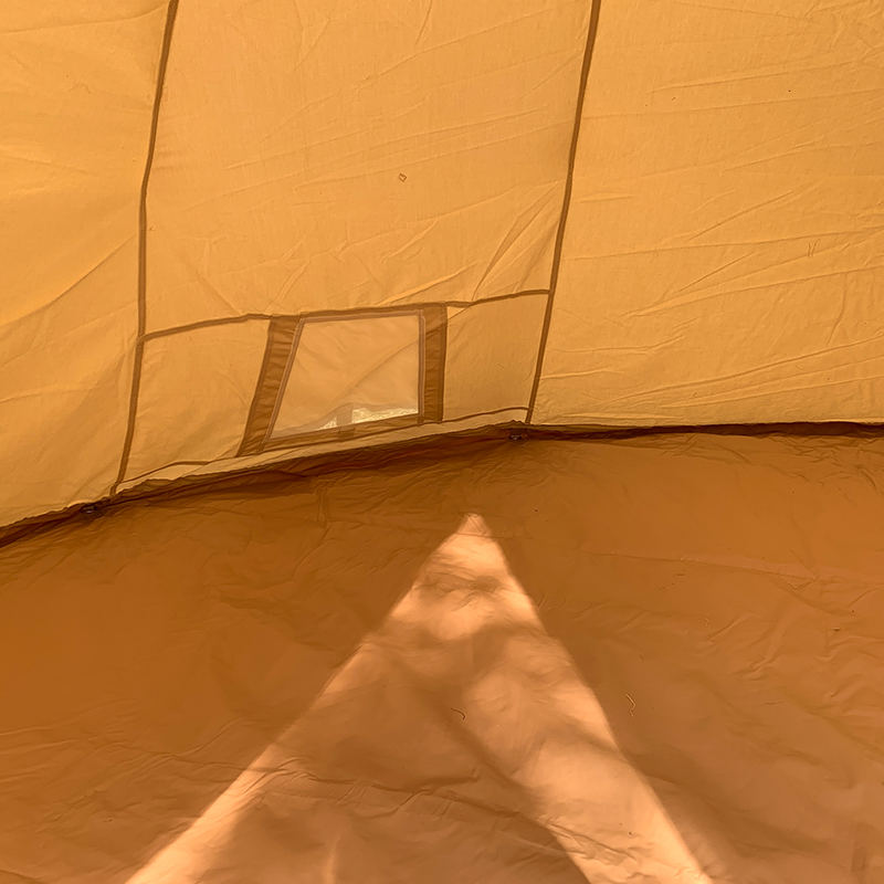Carpa Tipo Tipi de 4 Metros con Poste Único para Camping Familiar