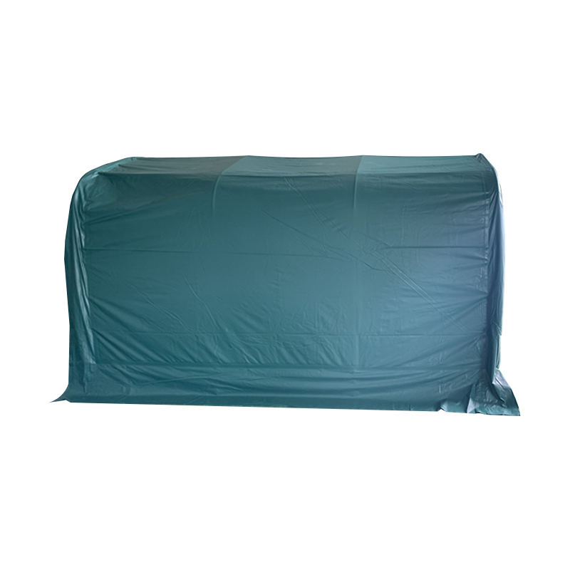 Cobertizo Portátil para Coche PVC Resistente a la Lluvia 2.4x3.6m