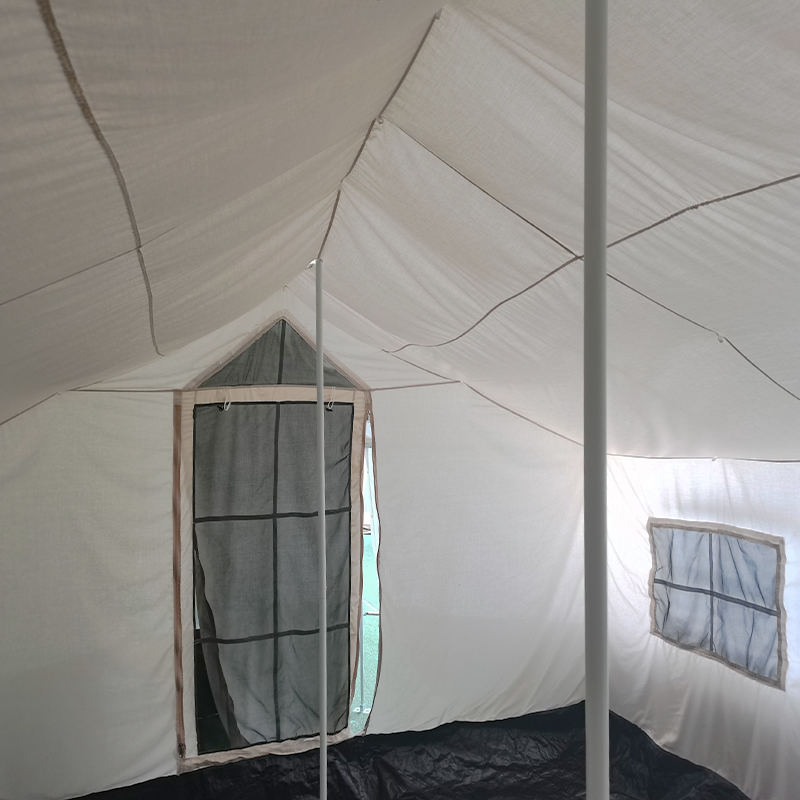 ICRC IFRC ACNUR Estándar de 5 personas Doble Tienda Familia Doble Plegable para todo clima