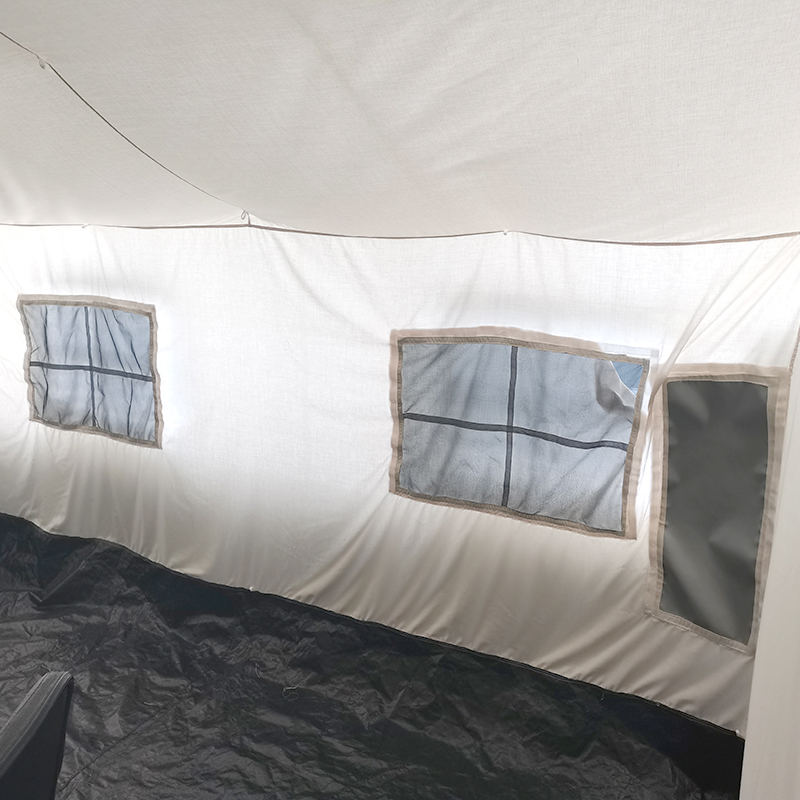 ICRC IFRC ACNUR Estándar de 5 personas Doble Tienda Familia Doble Plegable para todo clima