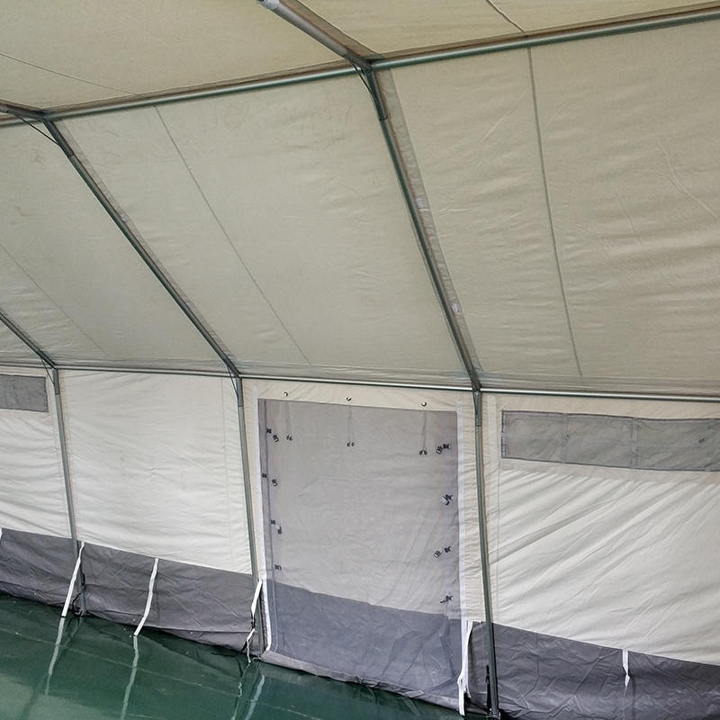 Tienda multifuncional estándar MSF/ICRC/IFRC de 45m², utilizada para educación, oficina, clínica