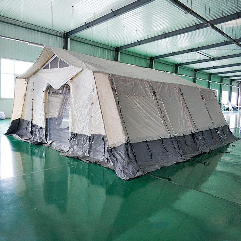 Tienda multifuncional estándar MSF/ICRC/IFRC de 45m², utilizada para educación, oficina, clínica