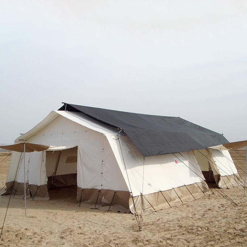 Tienda multifuncional estándar MSF/ICRC/IFRC de 45m², utilizada para educación, oficina, clínica