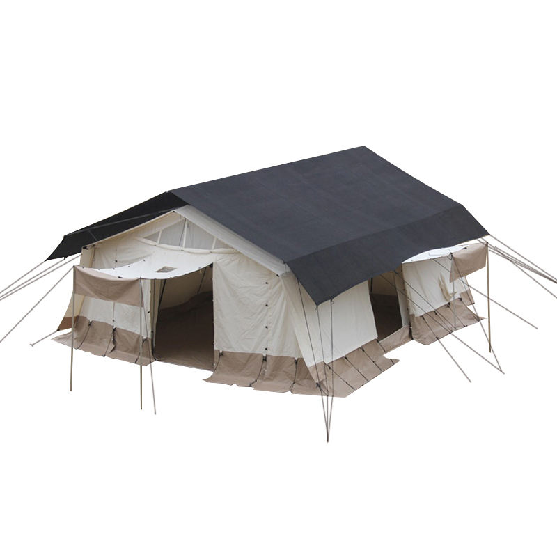 Tienda multifuncional estándar MSF/ICRC/IFRC de 45m², utilizada para educación, oficina, clínica