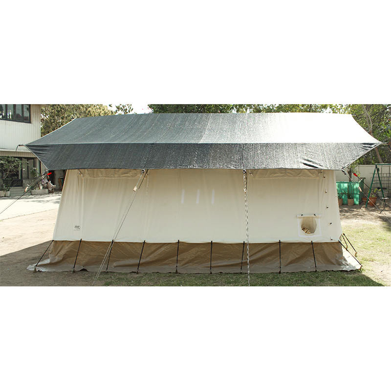 Tienda base de refugio multifuncional estándar ICRC/IFRC de 33.6m²