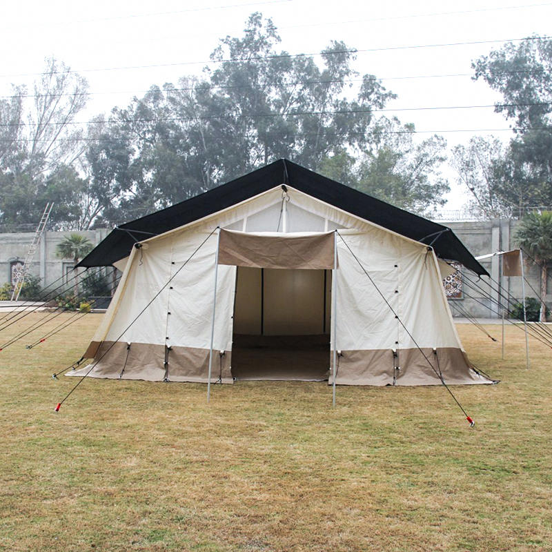 Tienda base de refugio multifuncional estándar ICRC/IFRC de 33.6m²