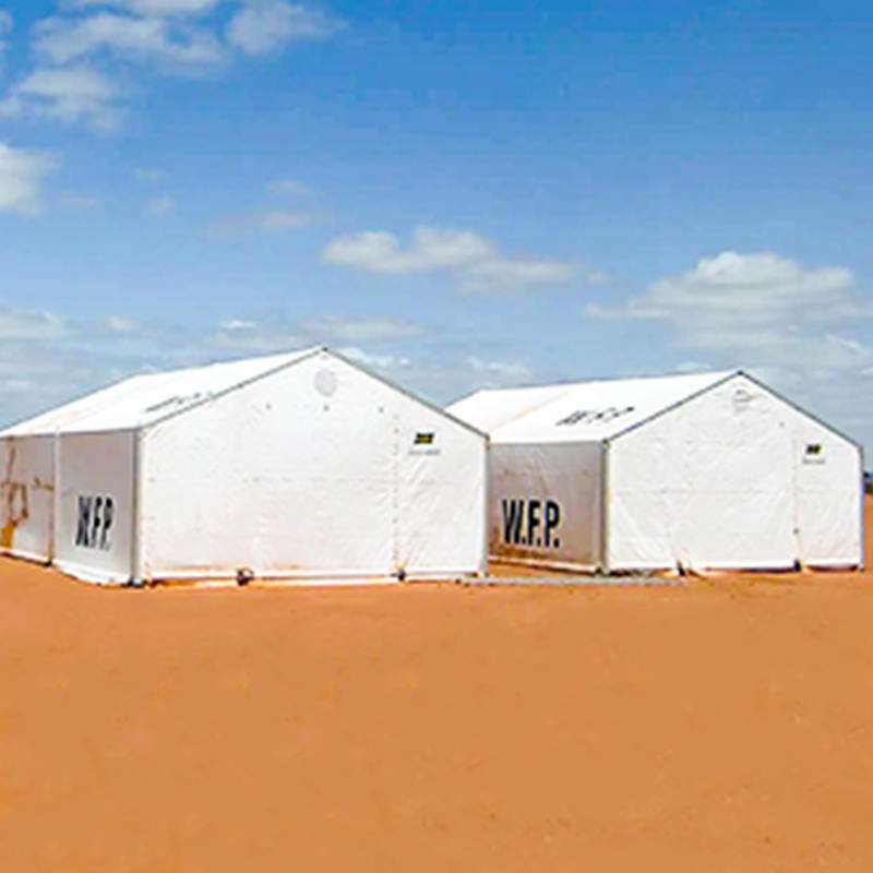 Unidad de almacenamiento móvil (MSU) portátil estándar IFRC/ICRC/WFP/IOM de 6.5x8m