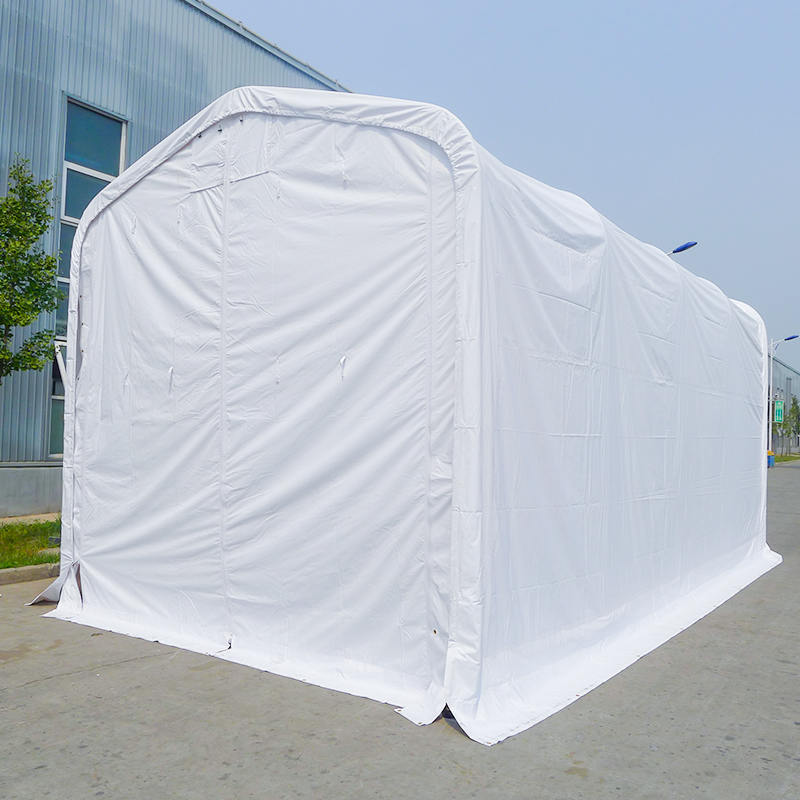 Carpa de Almacén Portátil PVC con Altura Lateral de 2.6m 6X6m
