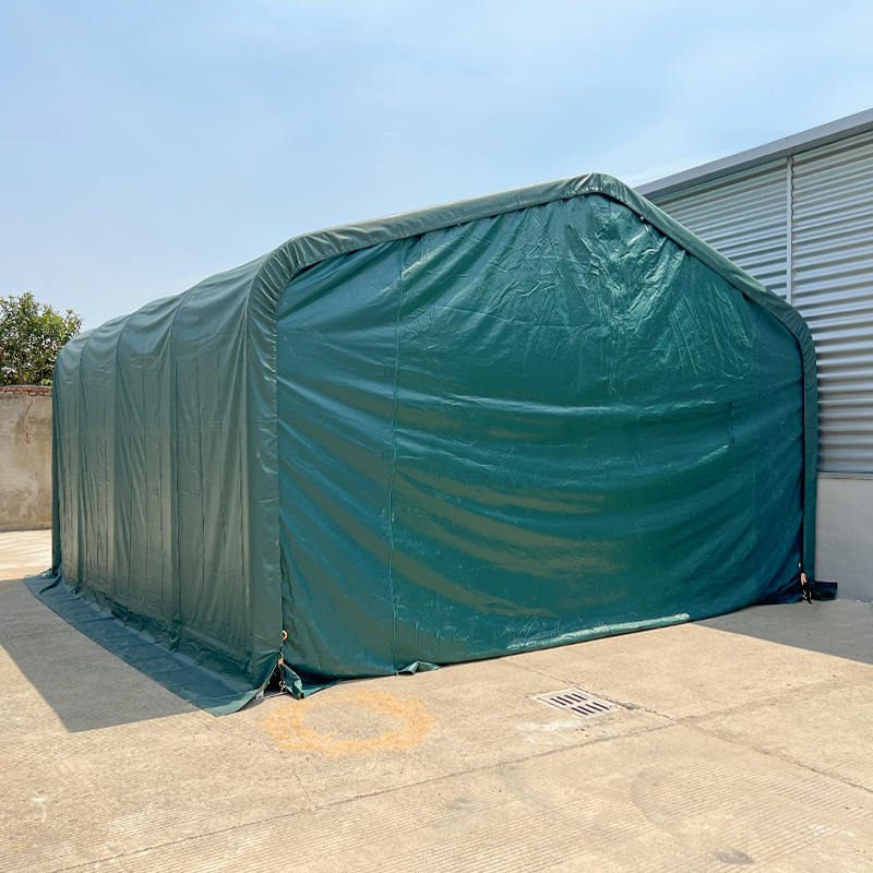 Carpa de Almacén Temporal con Estructura de Acero Galvanizado 6X6 Altura Lateral 2.6m