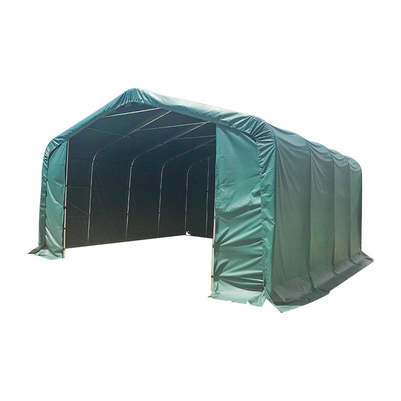 Carpa de Almacén Temporal con Estructura de Acero Galvanizado 6X6 Altura Lateral 2.6m