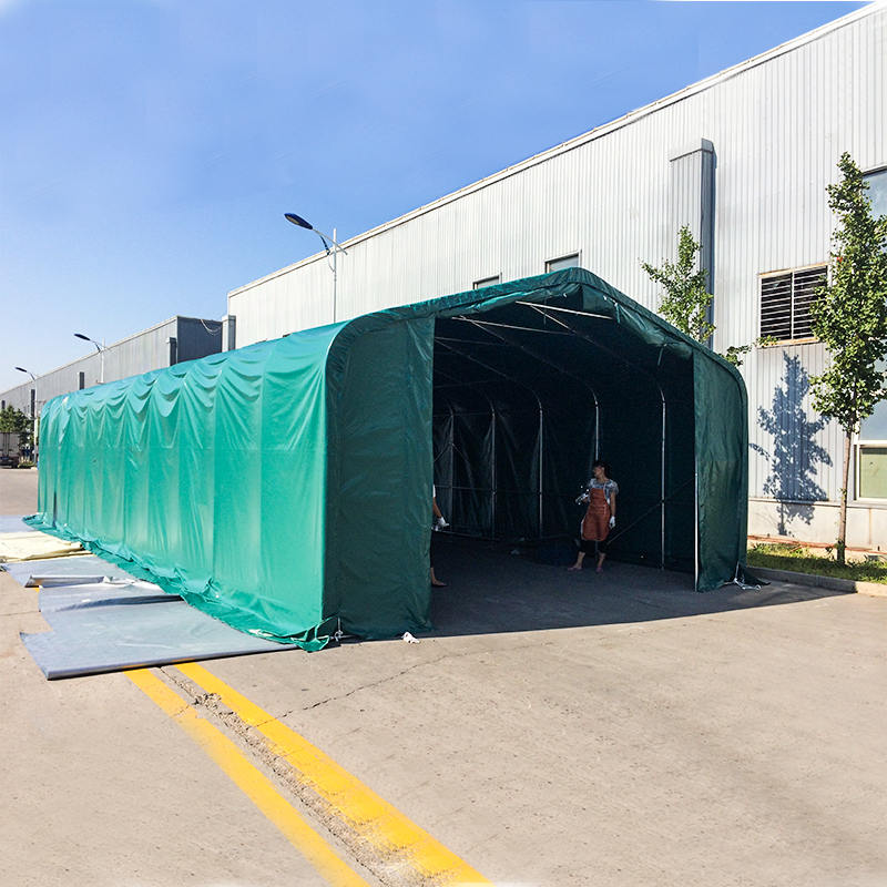 Carpas de Almacén Industrial Resistente a Alta Temperatura 6X12 Altura Lateral 2.6m
