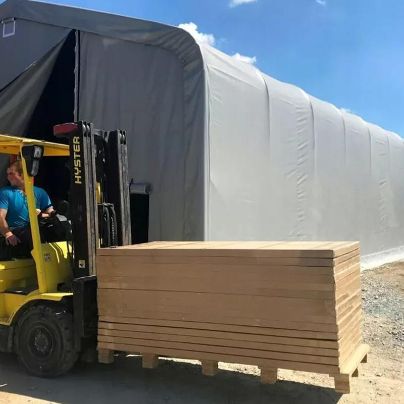 Carpa de Almacén Sombra UV Resistente 8X12 Altura Lateral 4m