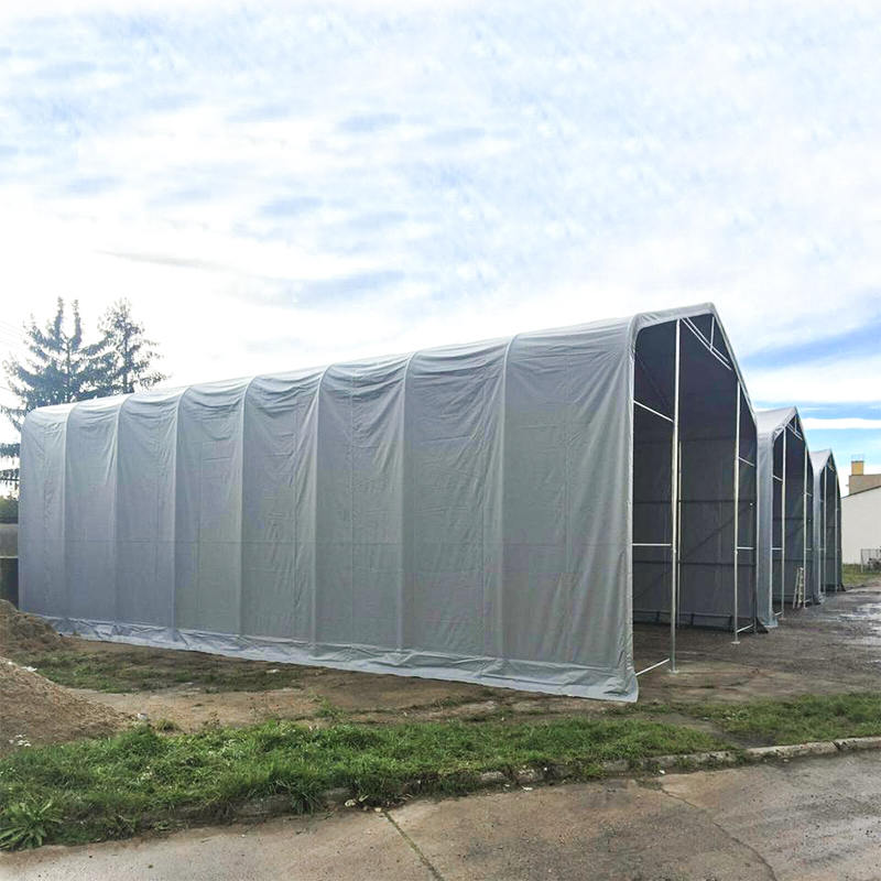 Carpa de Almacén Sombra UV Resistente 8X12 Altura Lateral 4m