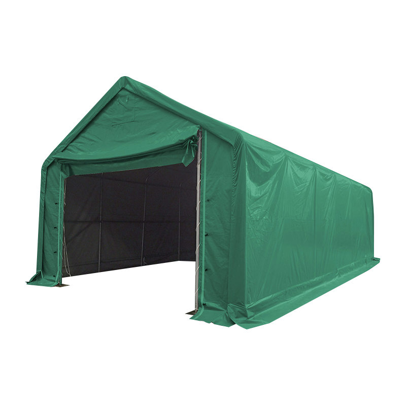 Carpa de Almacén PVC Grande para Garaje Exterior Resistente al Fuego 6x12-3m
