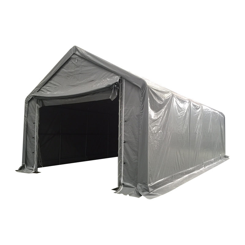 Carpa de Almacén PVC Grande para Garaje Exterior Resistente al Fuego 6x12-3m
