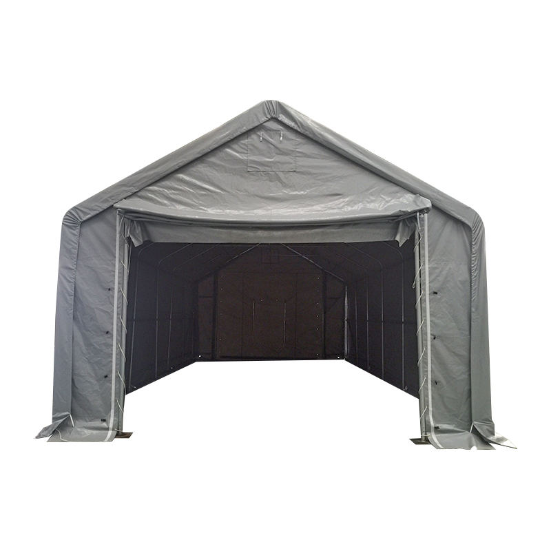 Carpa de Almacén PVC Grande para Garaje Exterior Resistente al Fuego 6x12-3m