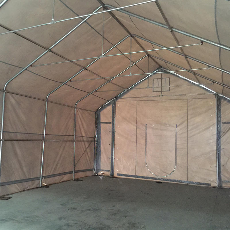 Carpa de Almacén PVC Grande para Garaje Exterior Resistente al Fuego 6x12-3m
