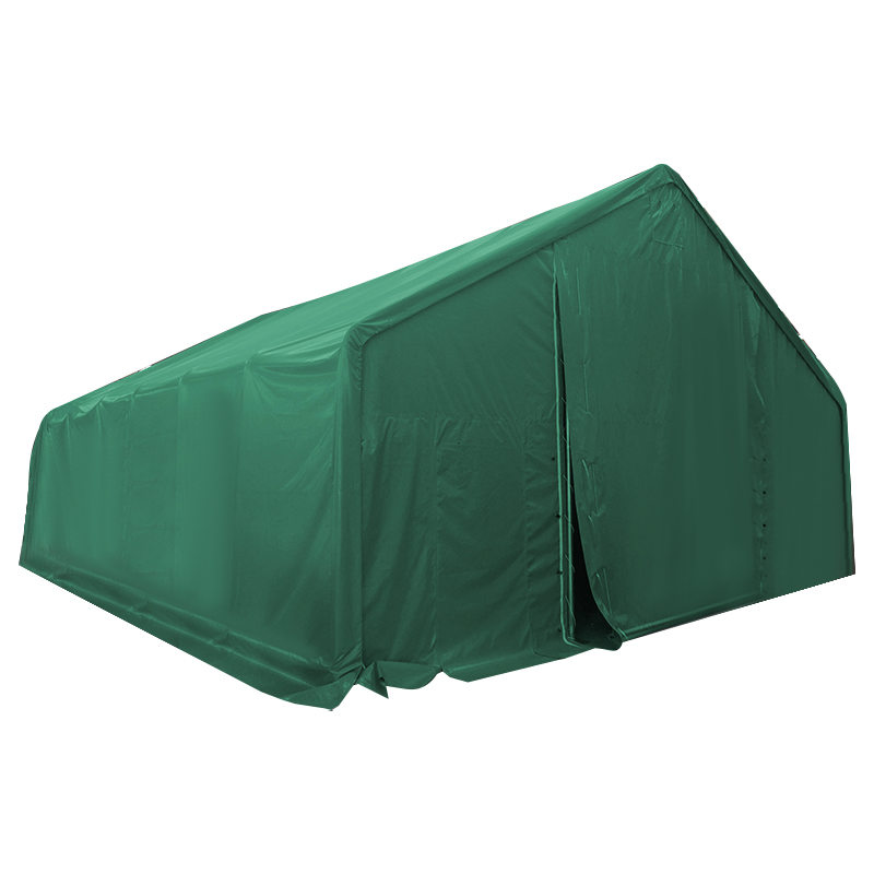 Carpa de Almacén PVC Verde Resistente 10X12m-3m