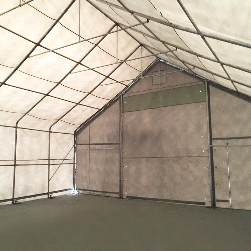 Carpa de Almacén PVC Verde Resistente 10X12m-3m