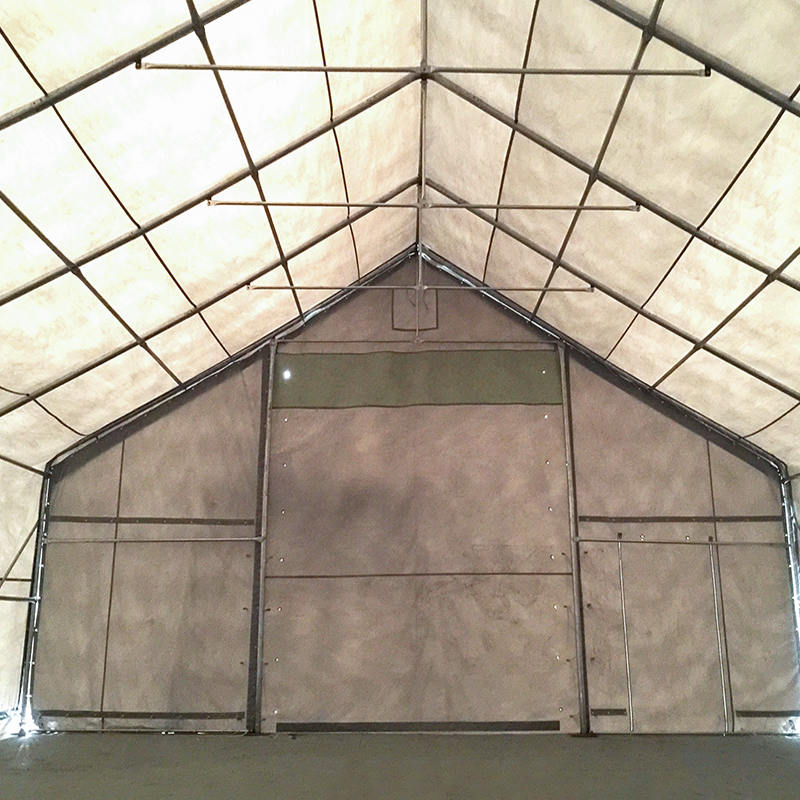 Carpa de Almacén PVC Verde Resistente 10X12m-3m
