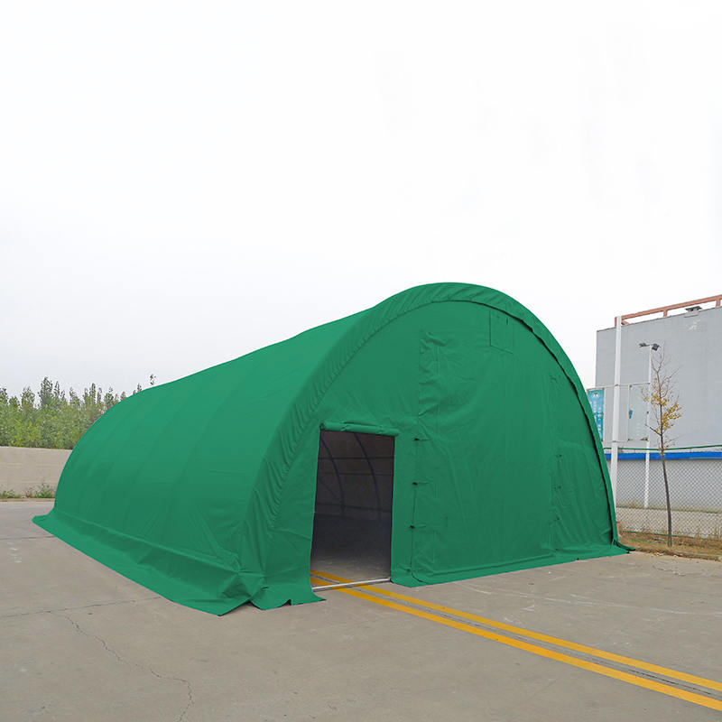 Carpa de Almacenamiento Arqueada 9x12m con Arco Redondeado Altura 4.5m