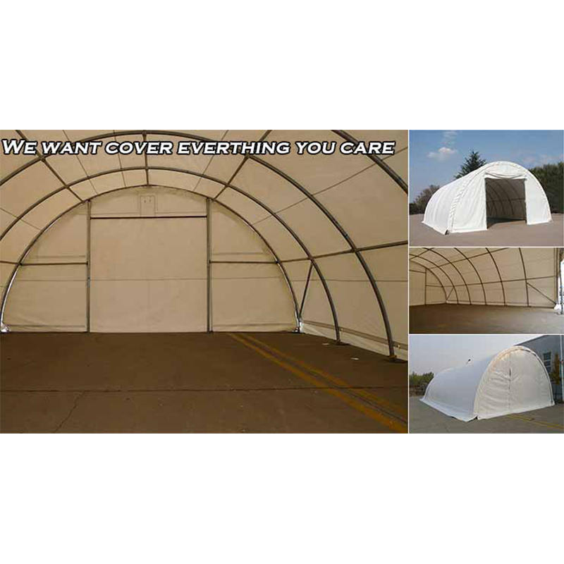 Carpa de Almacenamiento Arqueada 9x12m con Arco Redondeado Altura 4.5m