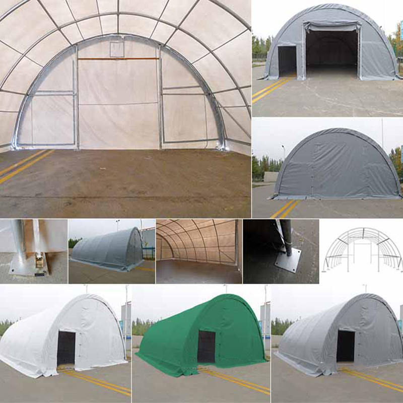 Carpa de Almacenamiento Arqueada 9x12m con Arco Redondeado Altura 4.5m