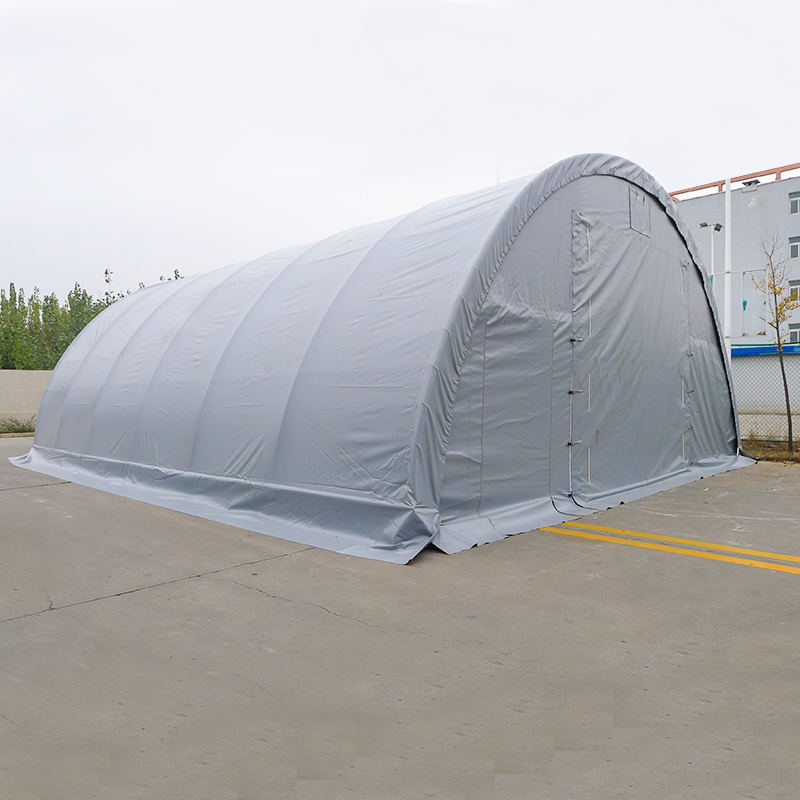Carpa de Almacenamiento Arqueada 9x12m con Arco Redondeado Altura 4.5m