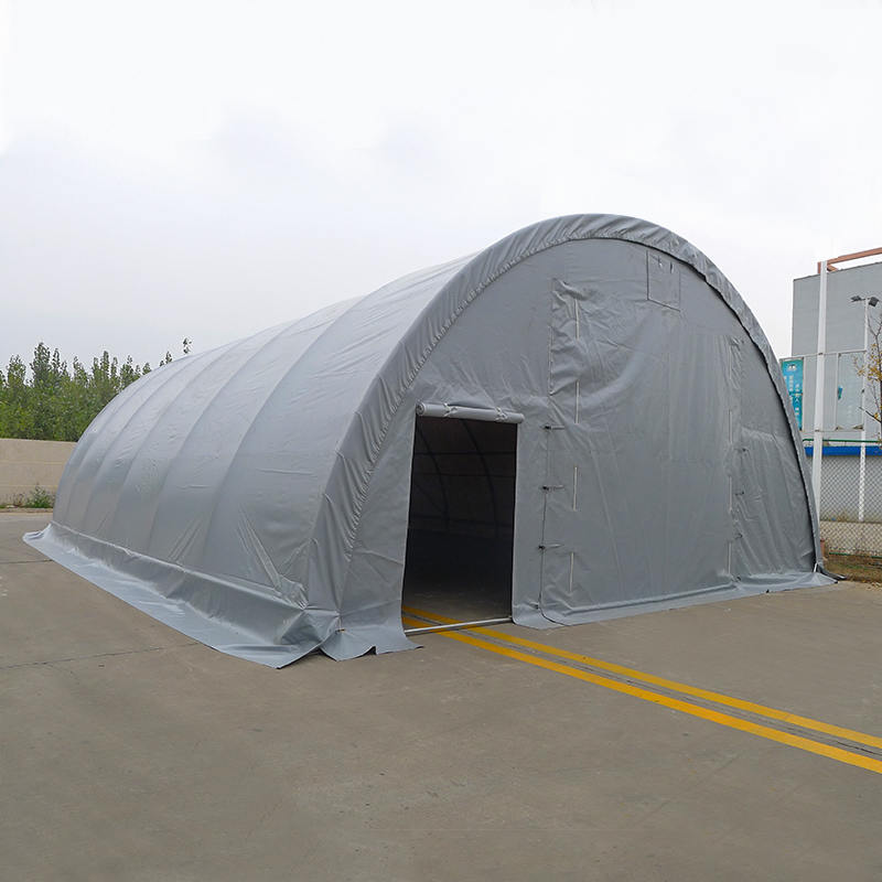 Carpa de Almacenamiento Arqueada 9x12m con Arco Redondeado Altura 4.5m