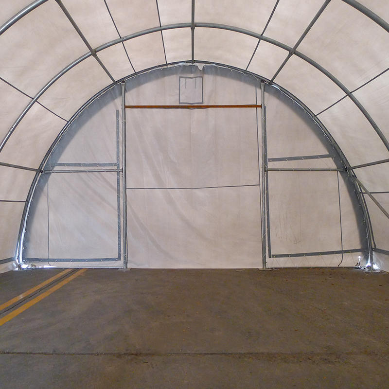 Carpa de Almacenamiento Arqueada 9x12m con Arco Redondeado Altura 4.5m