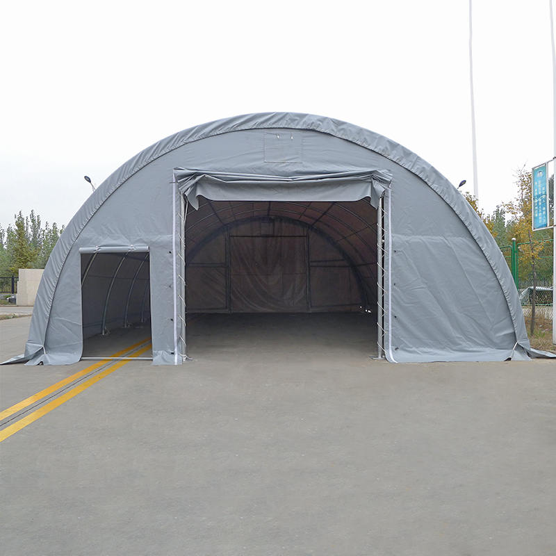 Carpa de Almacenamiento Arqueada 9x12m con Arco Redondeado Altura 4.5m
