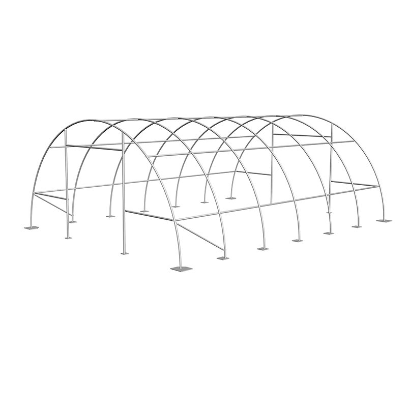 Carpa de Almacenamiento Arqueada 9x12m con Arco Redondeado Altura 4.5m