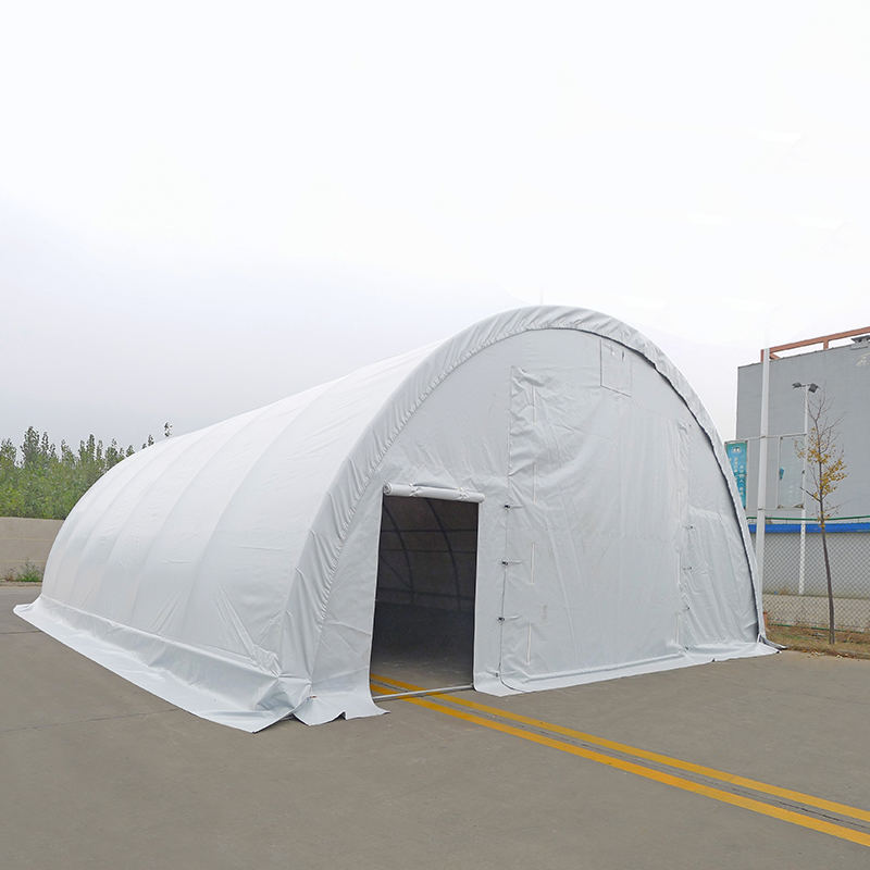 Carpa de Almacenamiento Arqueada 9x12m con Arco Redondeado Altura 4.5m