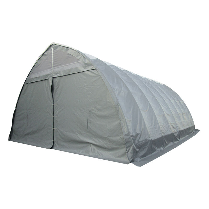 Carpa de Almacenamiento Arqueada Flechada 9x12m, Sala de Carpa Semicircular
