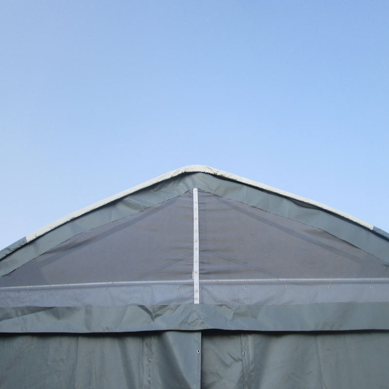 Carpa de Almacenamiento Arqueada Flechada 9x12m, Sala de Carpa Semicircular