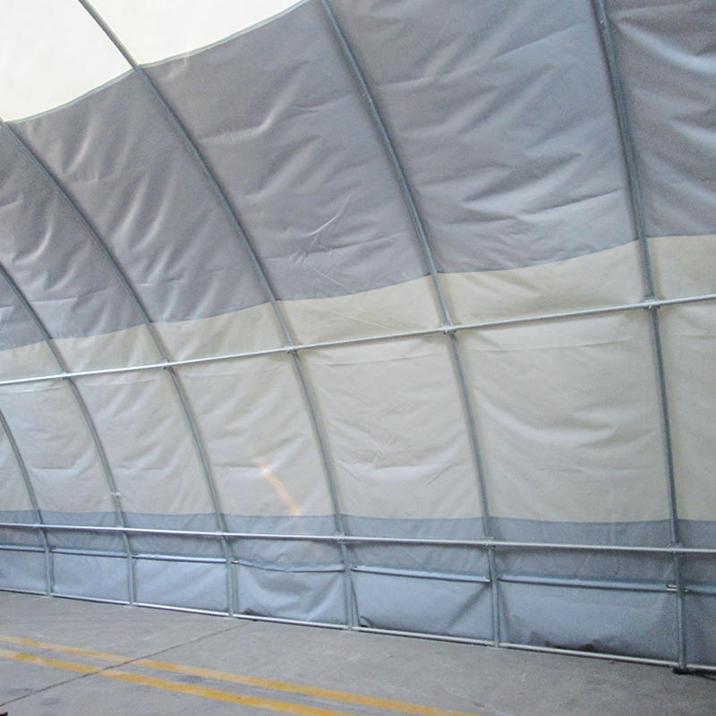 Carpa de Almacenamiento Arqueada Flechada 9x12m, Sala de Carpa Semicircular
