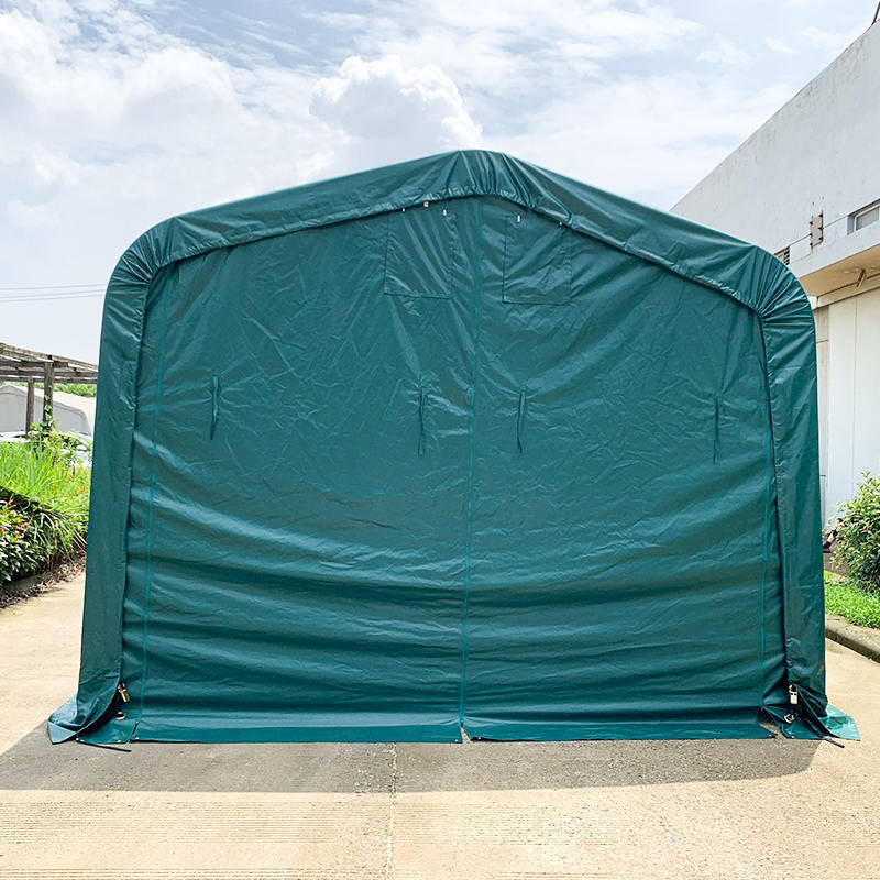 Refugio Sombra para Pastoreo Resistente 4x4m-2.6m para Almacenaje Exterior y Corral