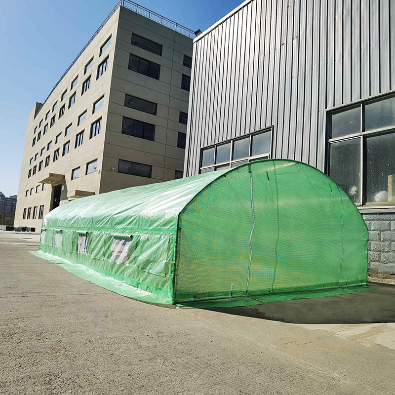 Invernadero Redondo High Tunnel con Túneles de Aluminio 4x8x2m
