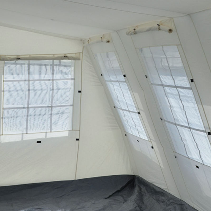 Tienda multifuncional temporal de refugio estabilizada con UV, estándar UNICEF de 72m²