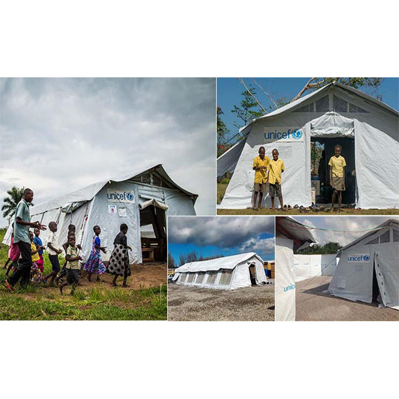 Tienda multifuncional de 24m², tienda tipo hub estándar UNICEF con buen sistema de ventilación