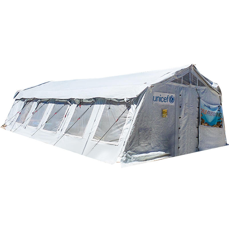 Tienda multifuncional de 72m², tienda tipo hub estándar UNICEF utilizada para almacenamiento, hospital, dispensario, escuela, oficina