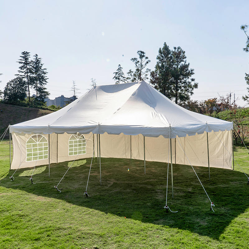 Carpa de Poste Blanca PVC 20