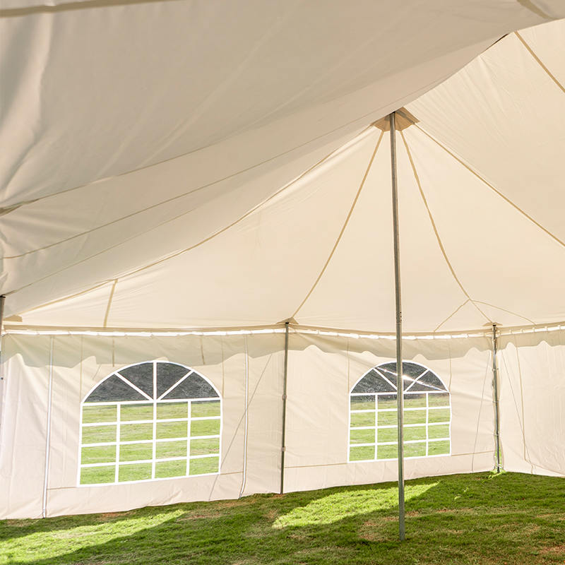 Carpa de Poste Blanca PVC 20